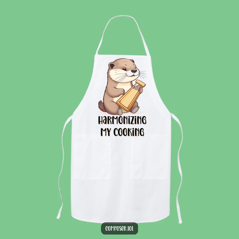 Funny Otter Chef Apron: Conduct Your Kitchen with Finesse