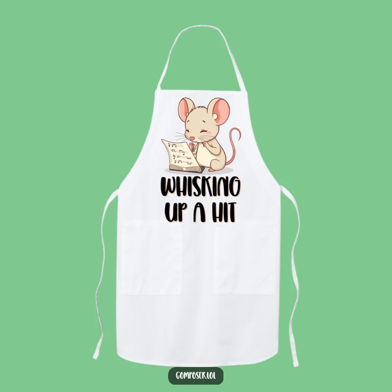 Funny Mouse Composer Apron: Kitchen Wear for the Detail-Oriented Chef