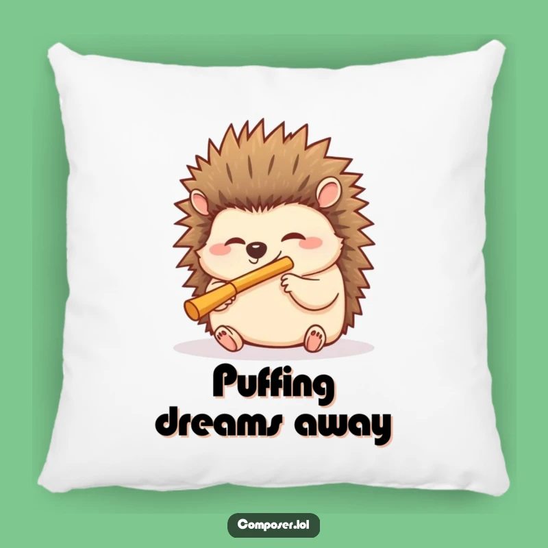 Funny Hedgehog's Delight Pillow: Snuggle with Musical Giggles
