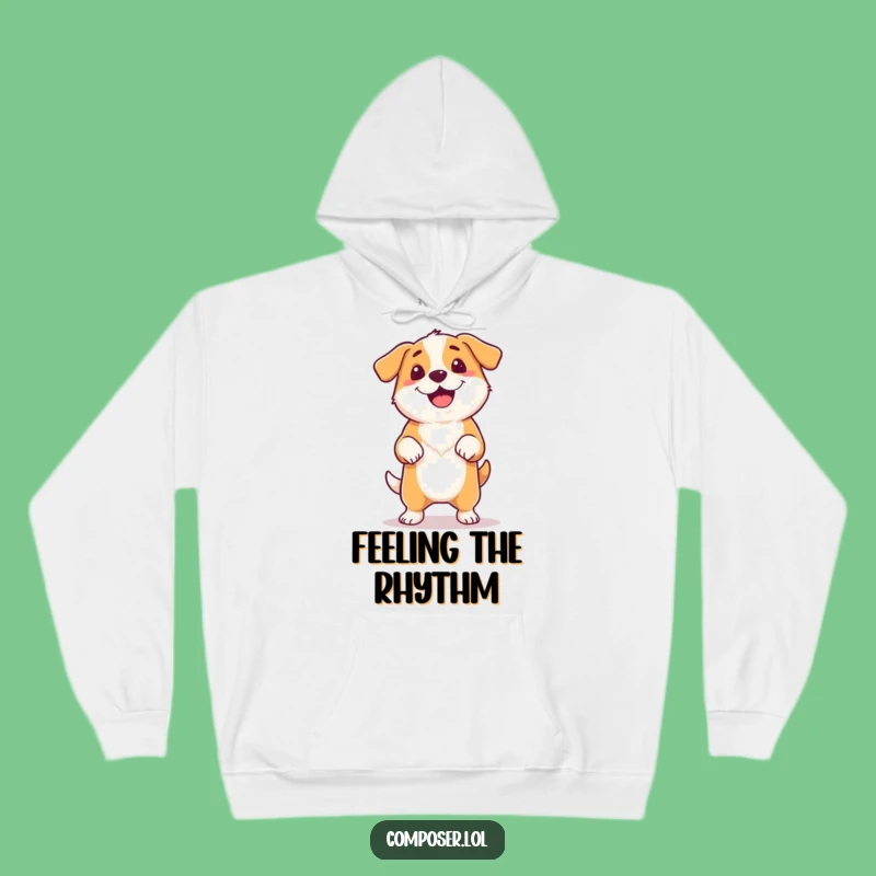 Funny Dog Rhythm Hoodie: Cozy Dancer Sweatshirt, Perfect Gift for Pet Lovers