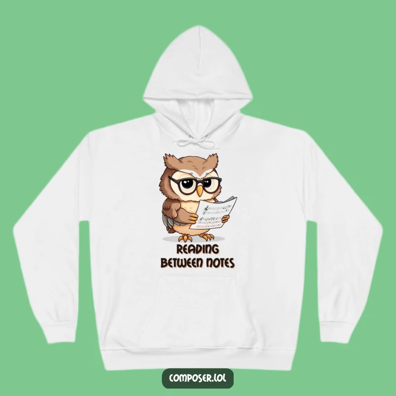 Cozy Funny Owl Scholar Hoodie - Warm & Intellectual Comfort