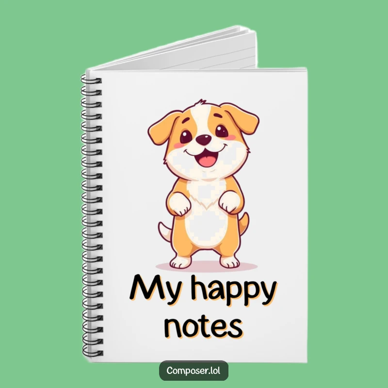 Funny Dog Rhythm Notebook: Dancer's Journal, Perfect Gift for Dog Lovers