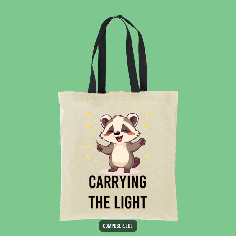 Funny Badger Firefly Conductor Tote: Carry Your Tunes in Style Bag